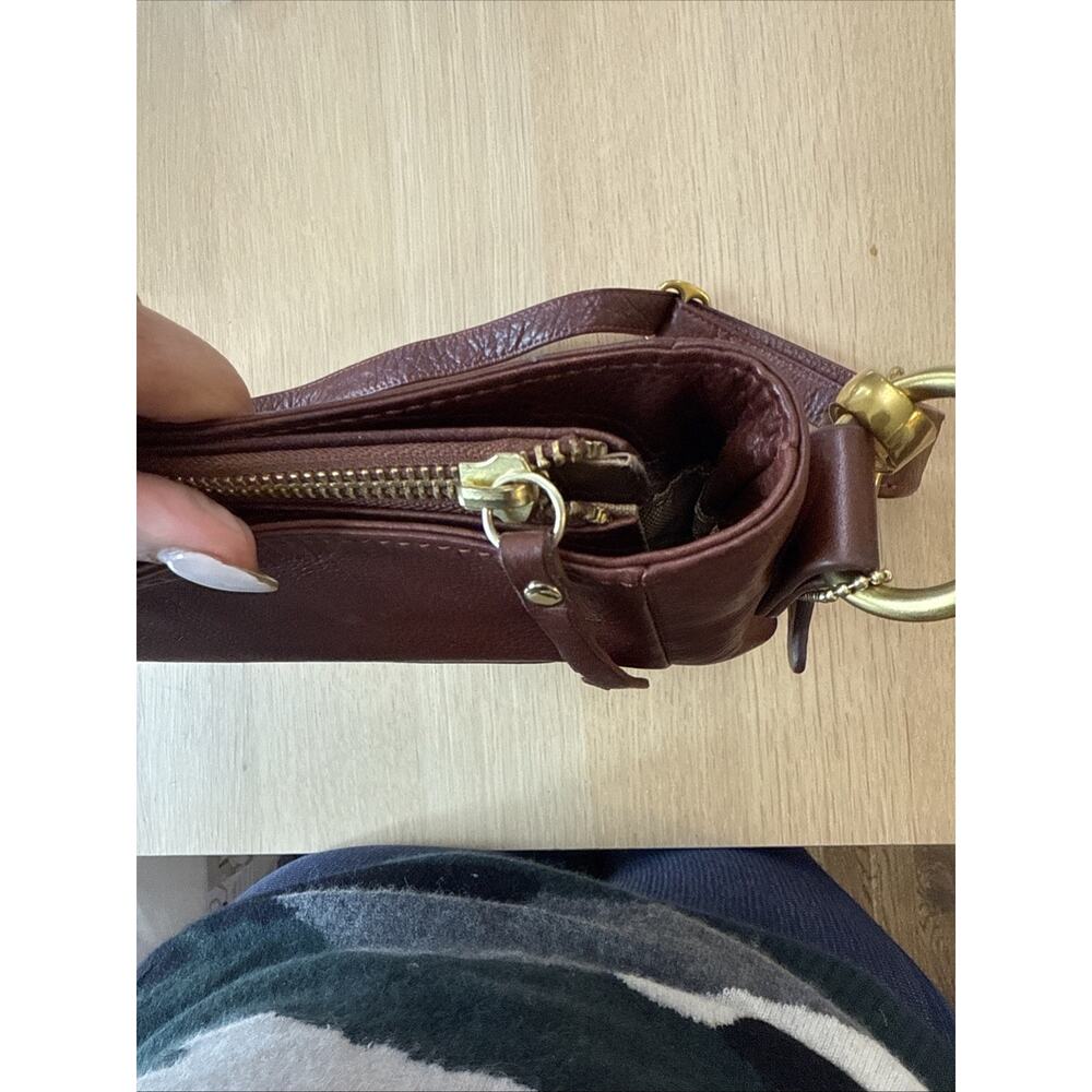 OSGOODE MARLEY PIPER HOBO Crossbody Zipper Purse Brandy Color - Picture 8 of 10